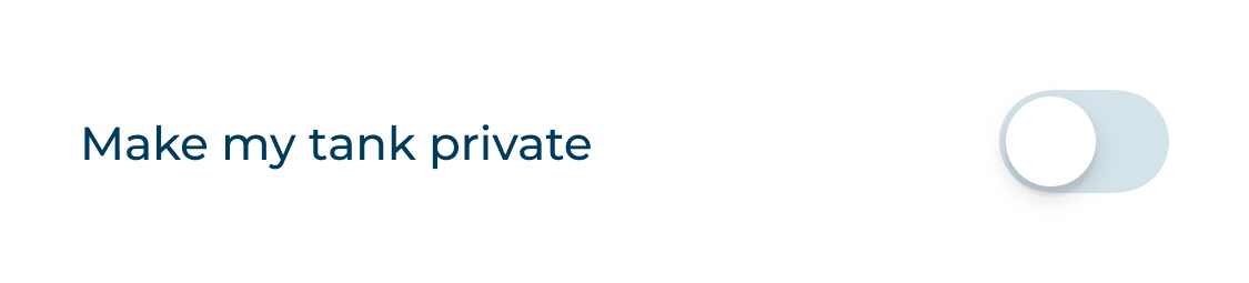 Card with image of orange fish